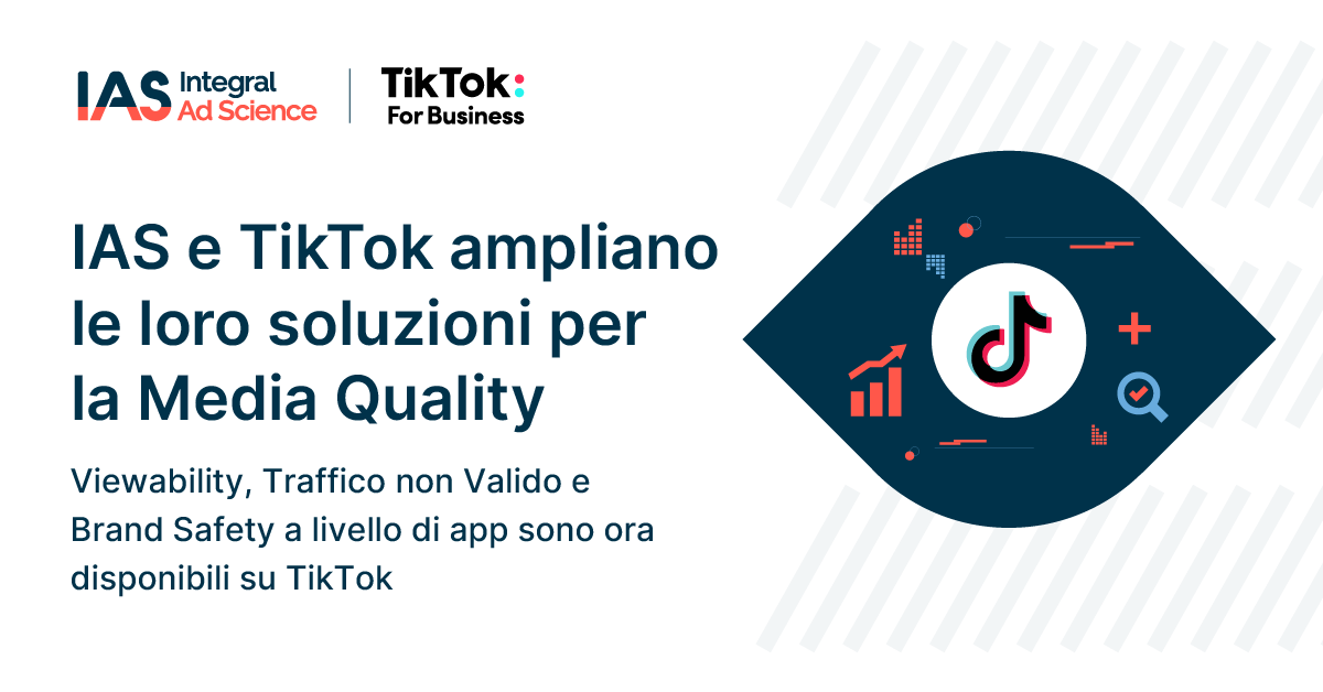 IAS espande le soluzioni per la Media Quality per TikTok